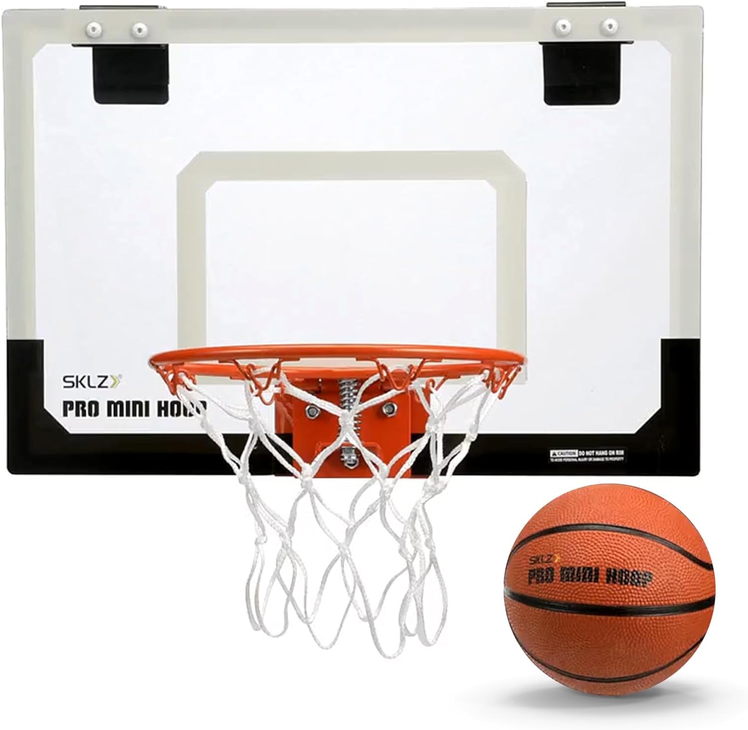 Pro Mini Indoor Basketball Hoop - over the Door – Portable - Great for Home, Dorms, Offices, and Gifts