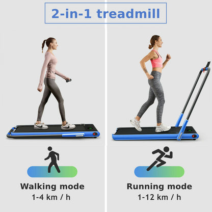 Folding Treadmill with LED Display Bluetooth Speaker