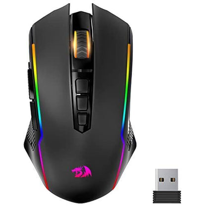 Gaming Mouse, Wireless Gaming Mouse with 9 Programmable Buttons, RGB