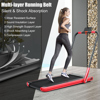 Folding Treadmill with LED Display Bluetooth Speaker