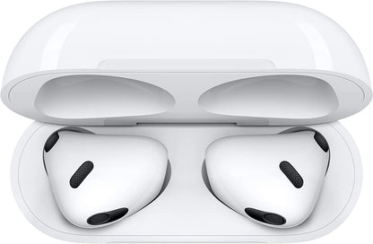 Airpods (3Rd Generation) Wireless Ear Buds, Bluetooth Headphones, Personalized Spatial Audio, Sweat and Water Resistant, Lightning Charging Case Included, up to 30 Hours of Battery Life