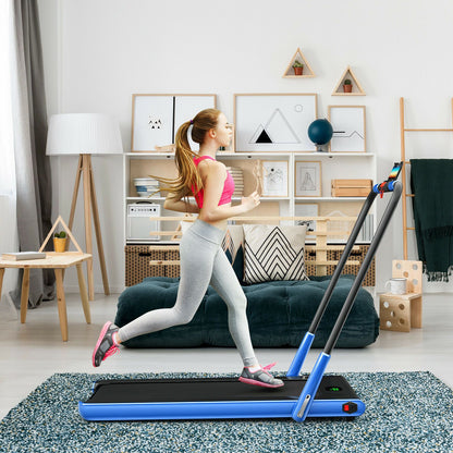 Folding Treadmill with LED Display Bluetooth Speaker