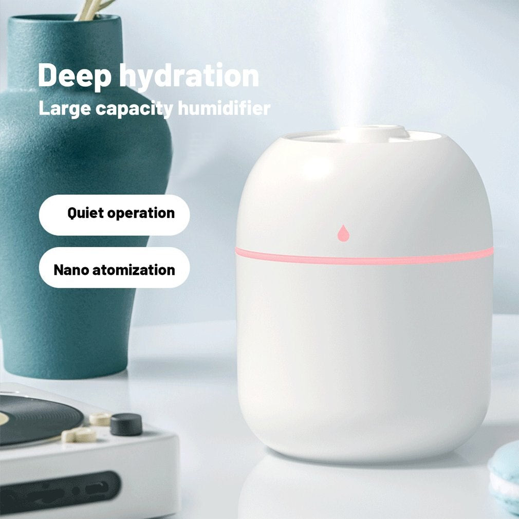 220ML Mini Portable Ultrasonic Air Humidifer Aroma Essential Oil Diffuser USB Mist Maker Aromatherapy Humidifiers for Home NEW