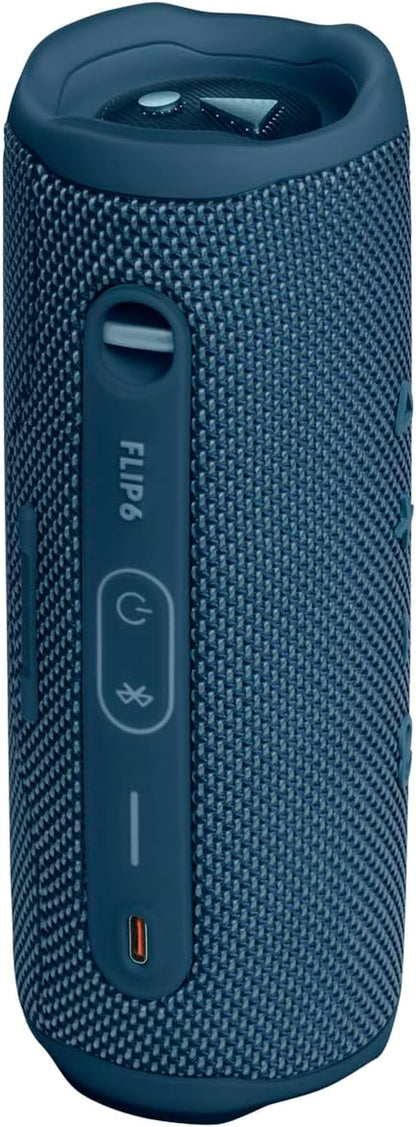 Flip 6 - Portable Bluetooth Speaker, Powerful Sound and Deep Bass, IPX7 Waterproof, 12 Hours of Playtime,  Partyboost for Multiple Speaker Pairing for Home, Outdoor and Travel (Blue)