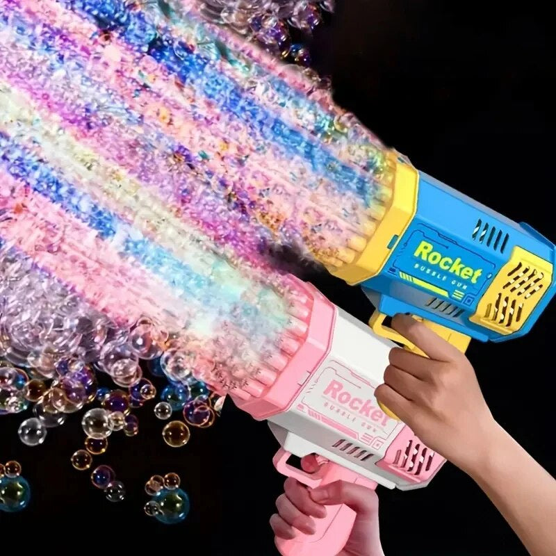 40 Hole Bubble Machine Fully Automatic Bubble Blowing Light Outdoor Bubble Machine without Battery without Bubble Water